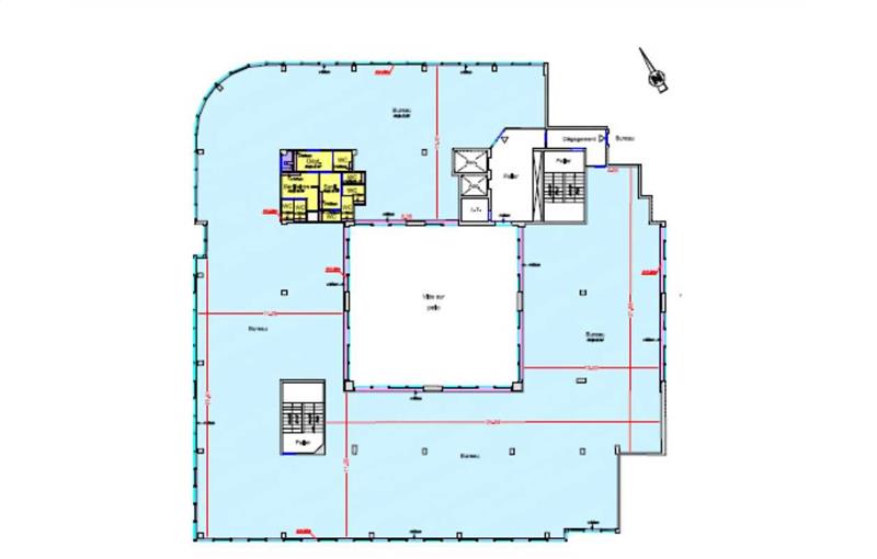Achat de bureau de 2 637 m² à Vélizy-Villacoublay - 78140 plan - 1