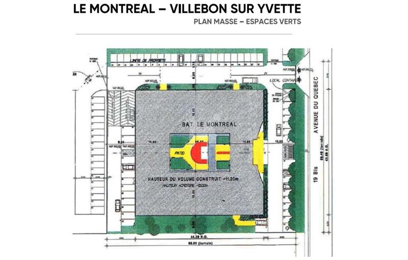 Achat de bureau de 2 639 m² à Villebon-sur-Yvette - 91140 plan - 1