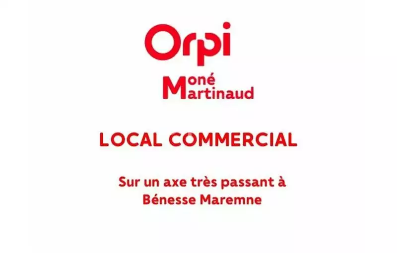 Local commercial à acheter de 117 m² à Bénesse-Maremne - 40230