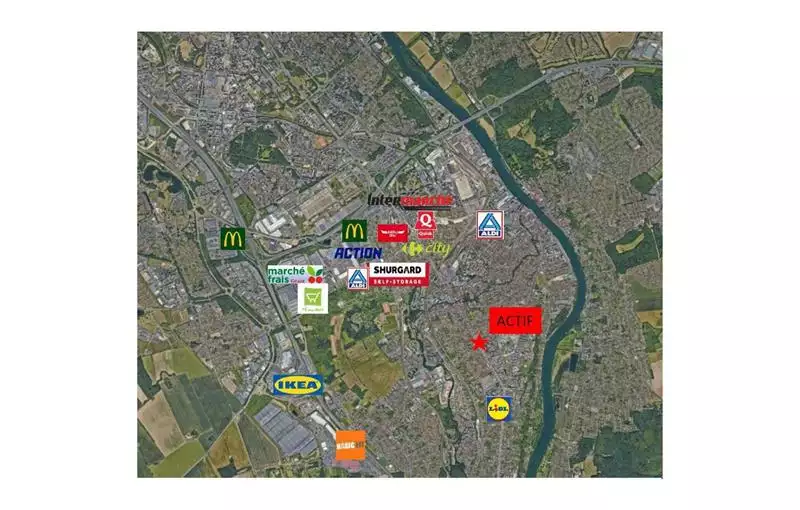 Local commercial en vente de 4651 m² à Corbeil-Essonnes - 91100