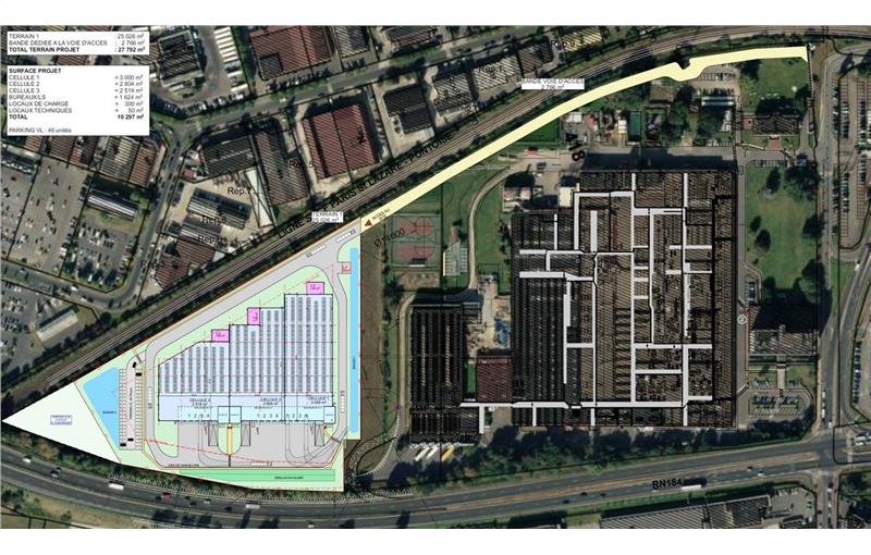 Vente d'entrepôt de 10 094 m² à Conflans-Sainte-Honorine - 78700 plan - 1