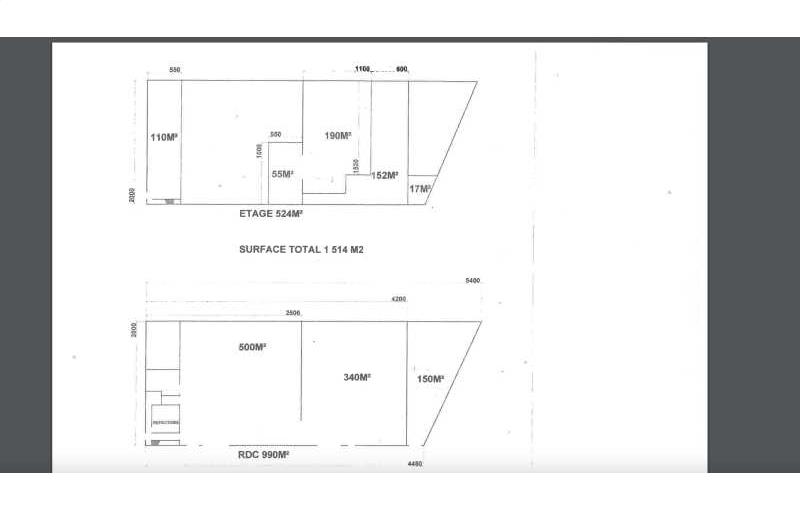 Entrepôt à vendre de 1 497 m² à Fareins - 01480 plan - 1