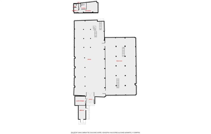 Vente d'entrepôt de 1 300 m² à Ivry-sur-Seine - 94200 plan - 1