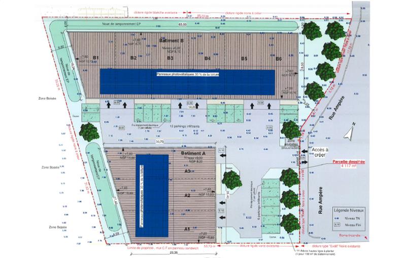 Achat d'entrepôt de 1 102 m² à La-Chapelle-sur-Erdre - 44240 plan - 1