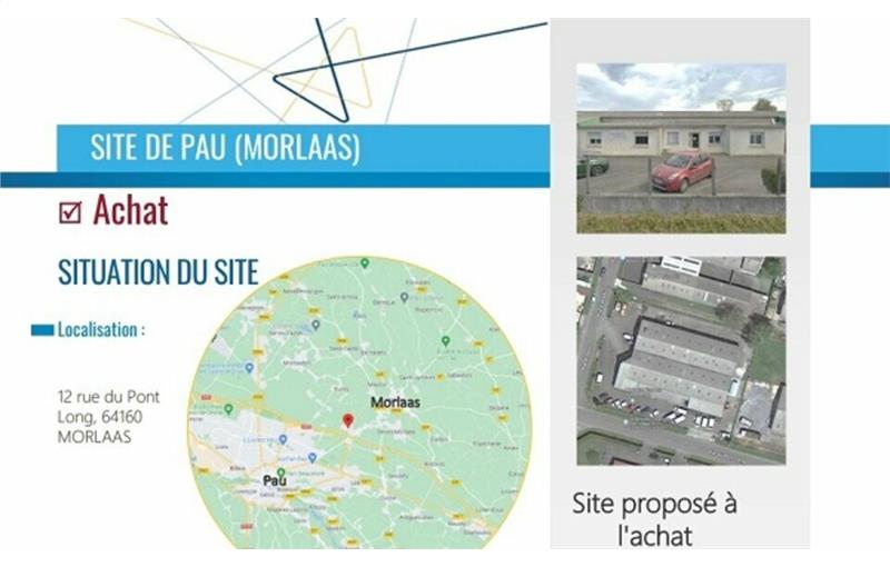 Entrepôt à vendre de 1 452 m² à Morlaàs - 64160 photo - 1