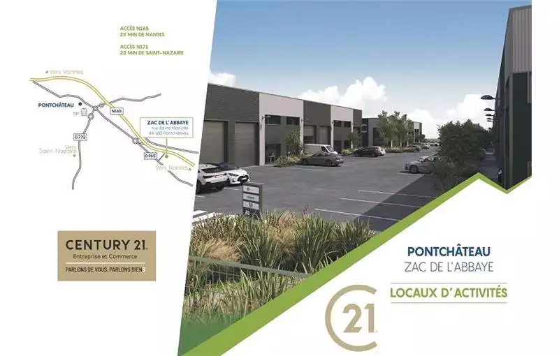 Entrepôt en vente de 129 m² à Pontchâteau - 44160