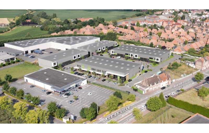 Entrepôt à vendre de 2 069 m² à Quesnoy-sur-Deûle - 59890 plan - 1