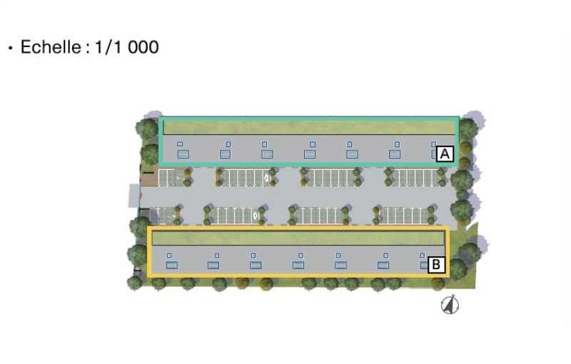 Vente d'entrepôt de 3 696 m² à Stains - 93240 plan - 1