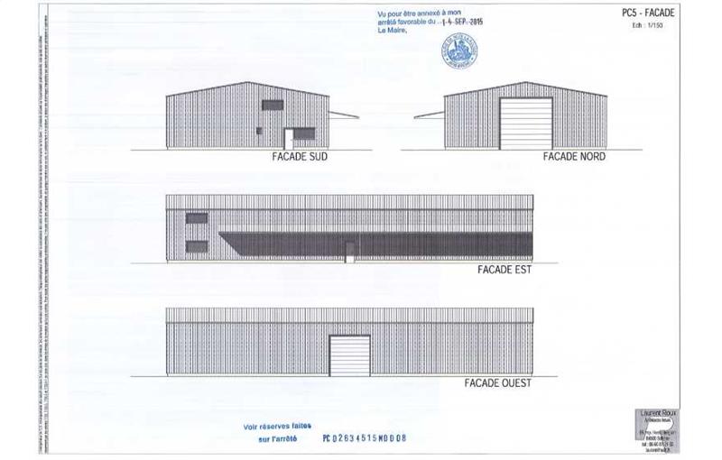 Entrepôt à vendre de 594 m² à Suze-la-Rousse - 26790 plan - 1