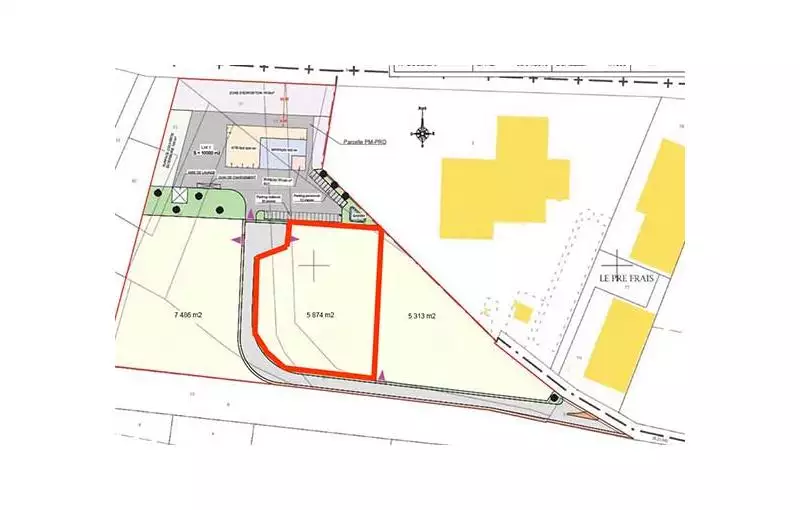 Terrain à acheter de 5542 m² à Mercin-et-Vaux - 02200