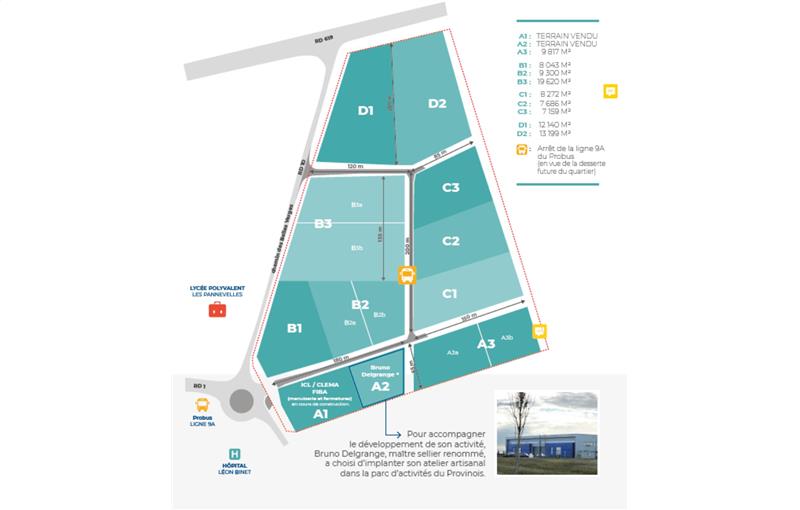 Terrain à acheter de 19 620 m² à Provins - 77160 plan - 1