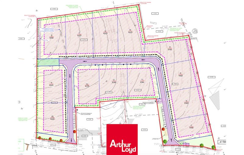 Terrain en vente de 1 940 m² à Saint-Étienne-la-Varenne - 69460 plan - 1
