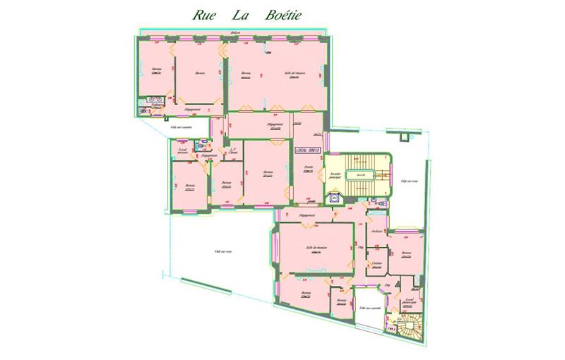 Location Bureau Paris 8 (75008) plan - 1
