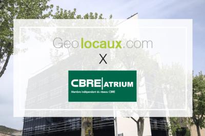 Atrium CBRE : nouveau partenaire de Geolocaux