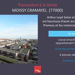 Vente entrepôt à Moissy-Cramayel (77550)