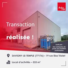 Achat d'entrepôt à Savigny-le-Temple